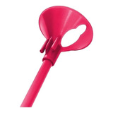 50 Vareta Haste Pega Pink Balão Látex 33cm Centro Mesa Festa