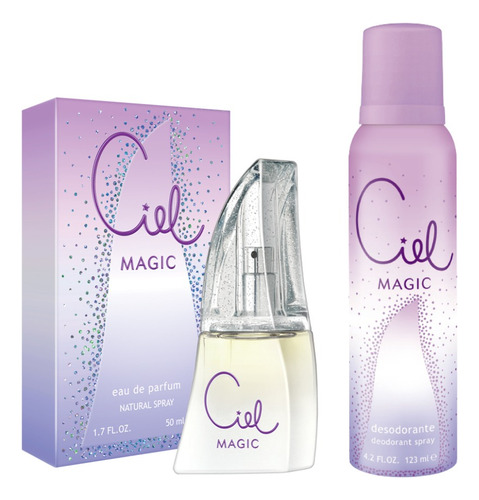 Combo Mujer Perfume Ciel Magic Edp 50 Ml Desodorante 123 Ml