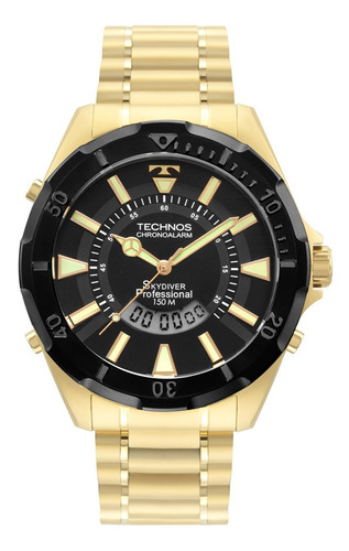 Relógio Technos Masculino Skydiver Dourado Wt205ga/1p Oferta