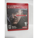 Metal Gear Solid 4 Ps3 Usado En Español