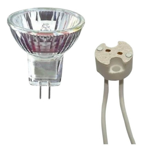 Reflector Halogeno Bipin Mr11 12v 10w Con Socket