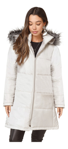 Campera Larga Nueva Impermeable Rompeviento Mujer Nofret