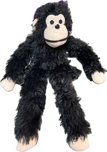 Macaco Mordedor Cães Pelúcia Jambo Pet Mesh Preto 