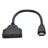 Divisor E Duplicador 1 Hdmi Macho Para 2 Hdmi Fêmea 30cm