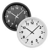 Relógio De Parede Sala Escritorio  30cm Redondo Quartz