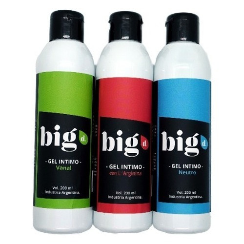 Combo Kit Lubricantes Intimo - Big D 200ml.