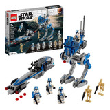 Set De Construcción Lego Star Wars Soldados Clon De La Legión 501 285 Piezas  En  Caja