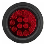 Luz De Freno Trasera Roja Con Ojal  4 Pulgadas, 14 Led Metra