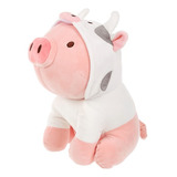 Cerdito Ultrasuave Cerdo Con Sudadera Vaca 27cm Miniso