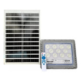 Refletor Luminária Holofote 600w Painel Placa Solar Bateria 
