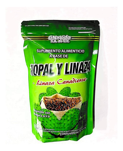 Nopal Y Linaza Omega 3, 6y9 (linaza Canadiense) 470g