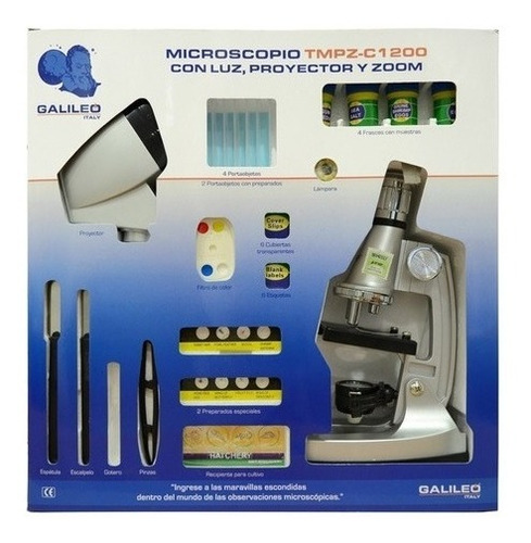 Galileo C1200 Microscopio C/luz Proyector Zoom Milouhobbies