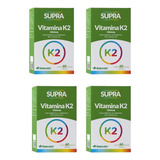 Kit 4 Supra Vitamina K2 60 Cáps - Herbamed