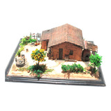 Diorama Arte Em Maquete Decoração Casa Pau A Pique 26x20 A5