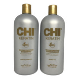 Shampo Y Acondicionador Chi Keratin, 946ml C/u.