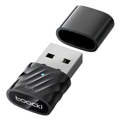 Adaptador USB Bluetooth 5.3 Toocki TQ-BT03A Conexão até 7 Dispositivos | MercadoLivre