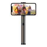 Monopod Selfie Stick Bluetooth Magic Flaute Da Rock Cor Cinza