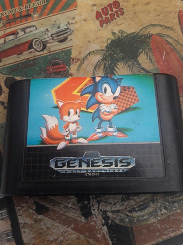 Cartucho Sega Genesis Sonic 2