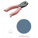Perforadora 1 Agujero Pinza Agenda Papel Picaboleto 5mm Ibi Color Rosa Forma De La Perforación Círculo