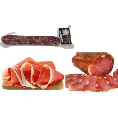 3 Kg. Total, 1 Kg. Lomito+1 Kg. Jamón Feteado + 1 Kg Salame | MercadoLibre