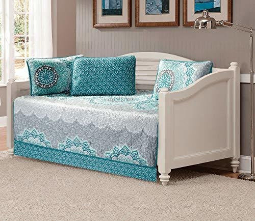 Mk Home Mk Collection 5pc Daybed Set Aqua