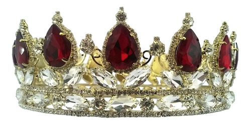 Tocado,tiara, Corona, Cristal Fino, Xv Años, Reina, T 264