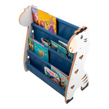 Rack Para Livros Infantil, Standbook Montessoriano Safari 