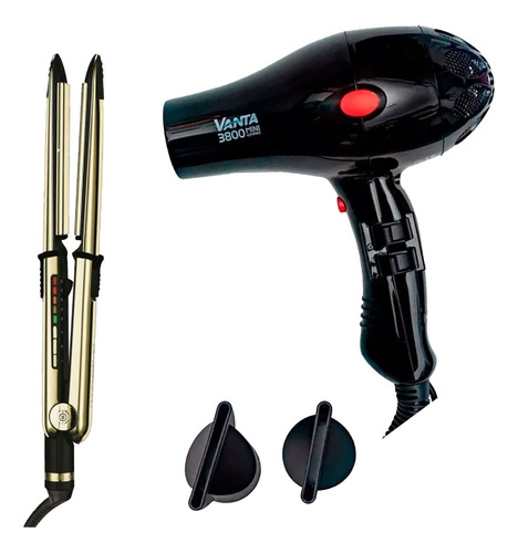 Set Babyliss Plancha Pelo Alisado Optima + Vanta Secador 6c