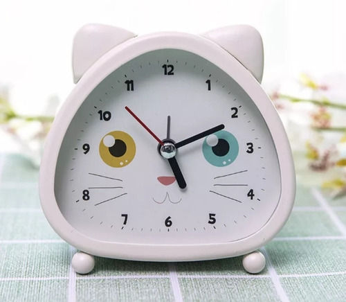 Reloj Despertador De Alarma Programable Diseño Gato Gatita 