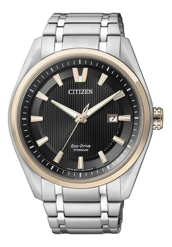 Reloj Hombre Citizen  Aw1244-56e Titanio Eco Agenteoficial M