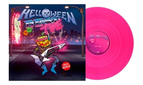 Helloween Best Time Lp Pink Vinyl