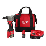 Remachadora Milwaukee 2550-22, C/ Cargador Y Bateria