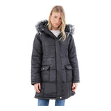 Campera Mujer Larga Rompeviento Impermeable Nofret