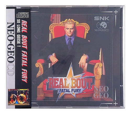 Real Bout Fatal Fury Neo Geo Cd Novo Lacrado
