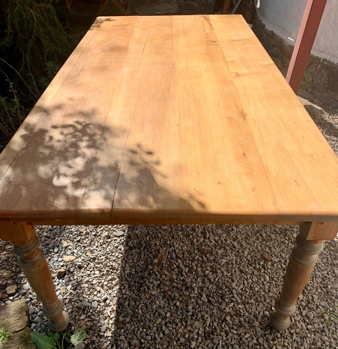 Mesa De Comedor De Madera Nativa (mañio)