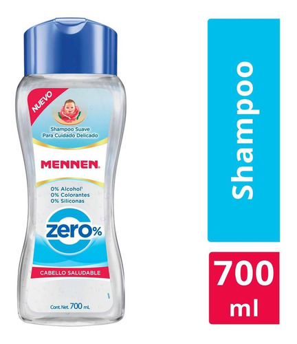 Shampoo Mennen Zero Cabello Saludable 700ml
