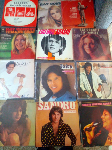 Lote De 15 Discos De Vinilo Lp Latinos Limpios Y Probados