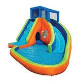 Tobogán De Agua Inflable  Banzai Resbaladilla Serpentina 