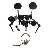 Combo Bateria Electronica Soundking + Auricular Hugel 