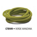 Cable Textil Decorativo Trefilight X Metro Verde Manzana