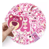 Set 50 Stickers Oso De Peluche Rosado Lotso Toy Story