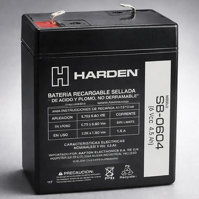 Pila Para Bascula O Carrito Montable 6v 4a Harden | Meses sin interés
