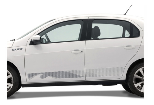 Kit Adesivo Faixa Lateral Compatível Com Volkswagen Gol Surf