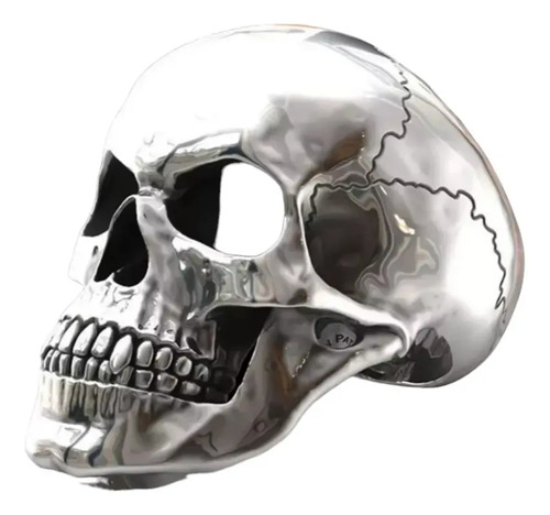 Anillo Cráneo Skull Motociclista Calavera Punk