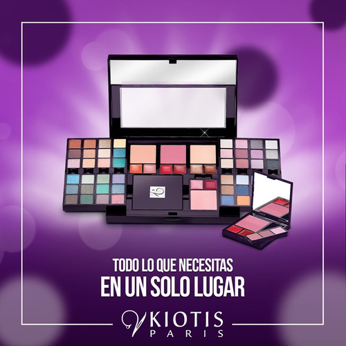 Paleta De Maquillaje De 60 Tonos Kiotis Paris