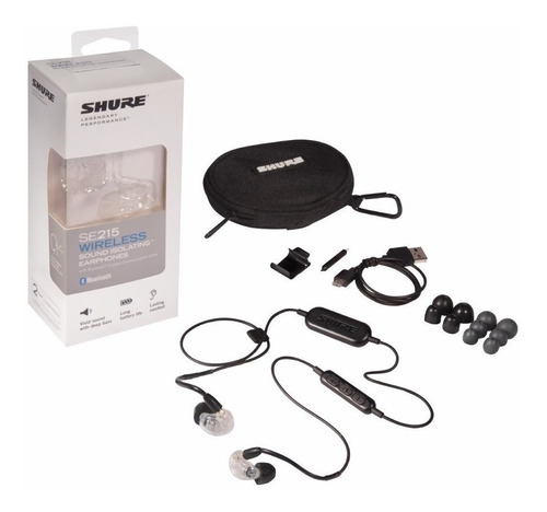 Auriculares Shure Se215 Cl Bluetooth Con Micrófono Y Control