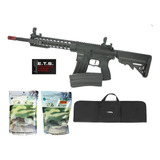 Rifle Airsoft Ar15 Neptune Full Metal 10  Gatilho Et + Kit3