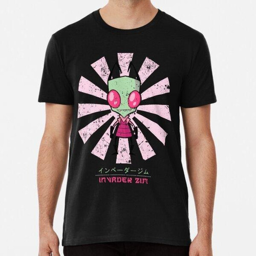 Remera Invader Zim Retro Japonés Algodon Premium