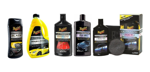 Kit Meguiars Ultimate Lavado Pulido Abrillantado Y Encerado