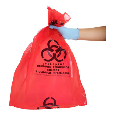 Bolsas Para Residuos Peligrosos Rpbi, 46x50 Cm, 100 Bolsas | Meses sin interés